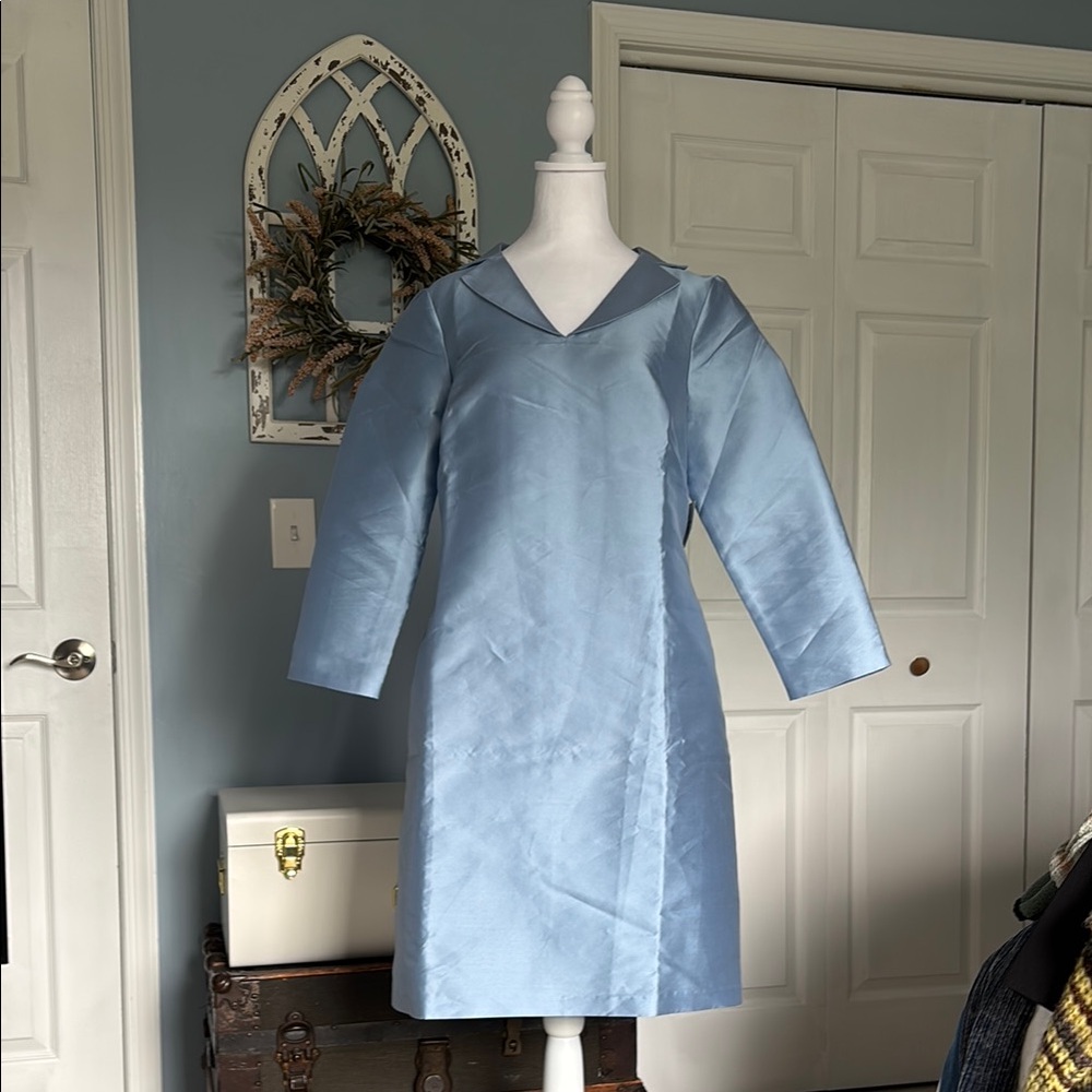 Elegant Blue Women's Dress
